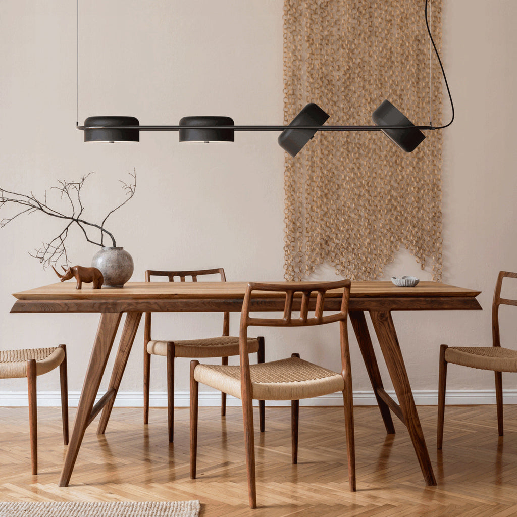 Cine Rail Adjustable 4-Light Linear Pendant