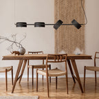 Cine Rail Adjustable 4-Light Linear Pendant
