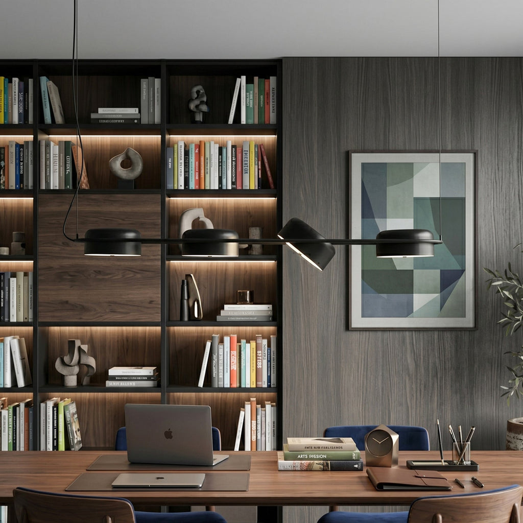 Cine Rail Adjustable 4-Light Linear Pendant