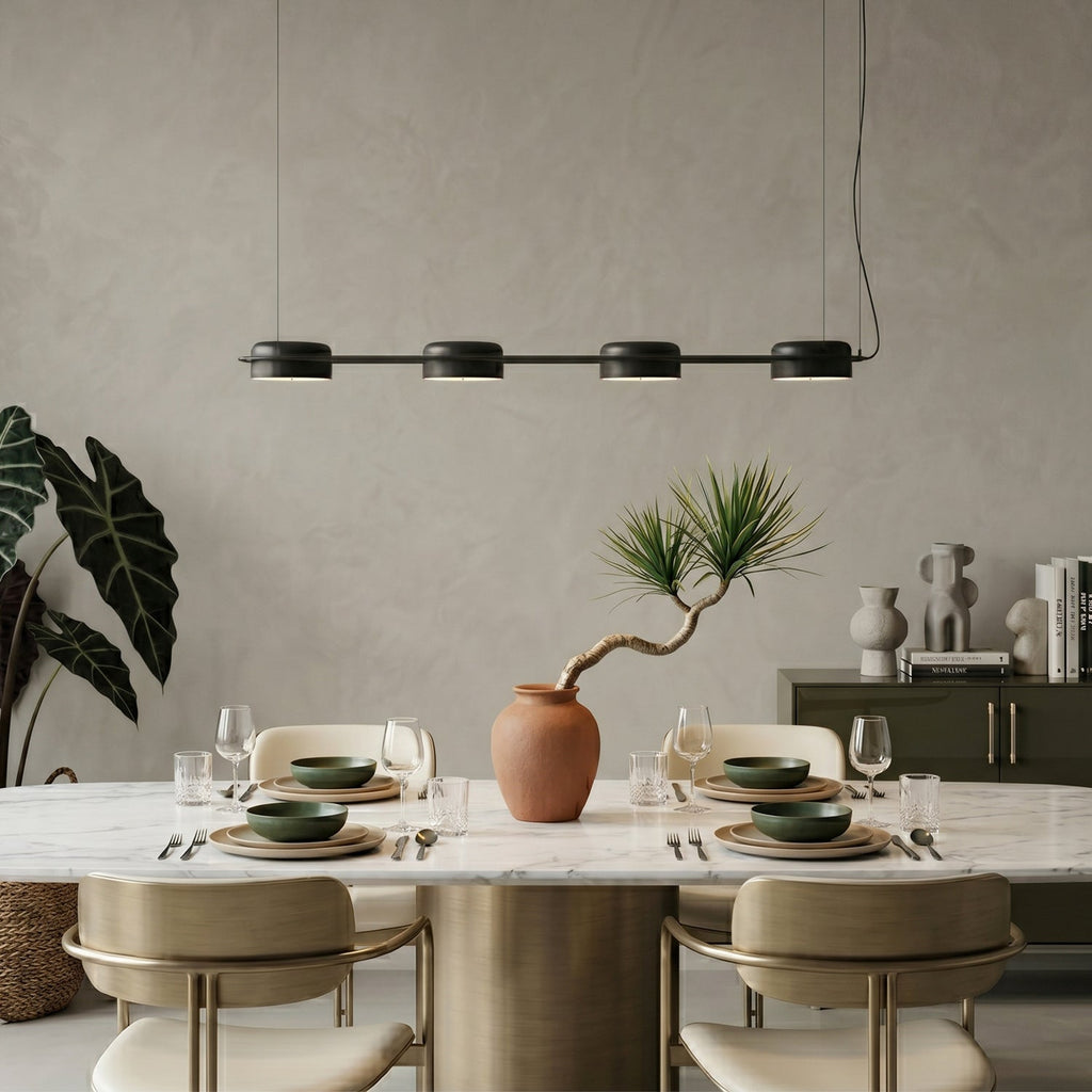Cine Rail Adjustable 4-Light Linear Pendant