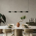 Cine Rail Adjustable 4-Light Linear Pendant