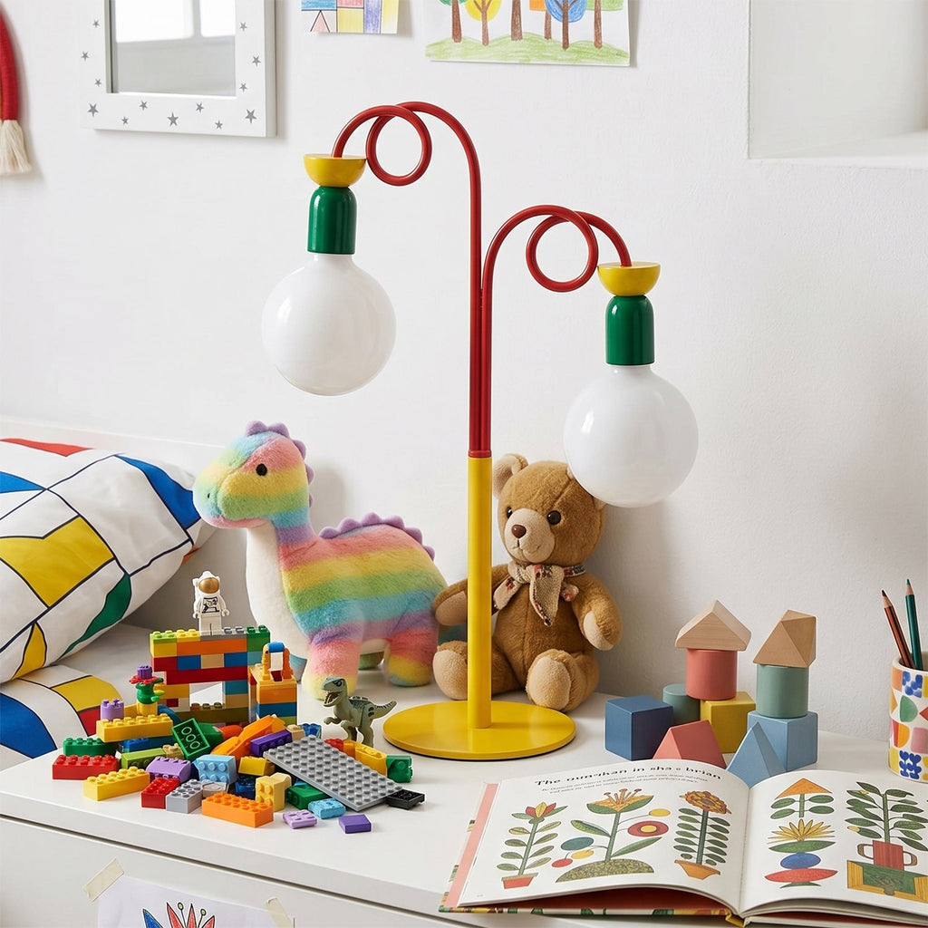 Circulo Play Color-Block Table Lamp (Memphis Style)