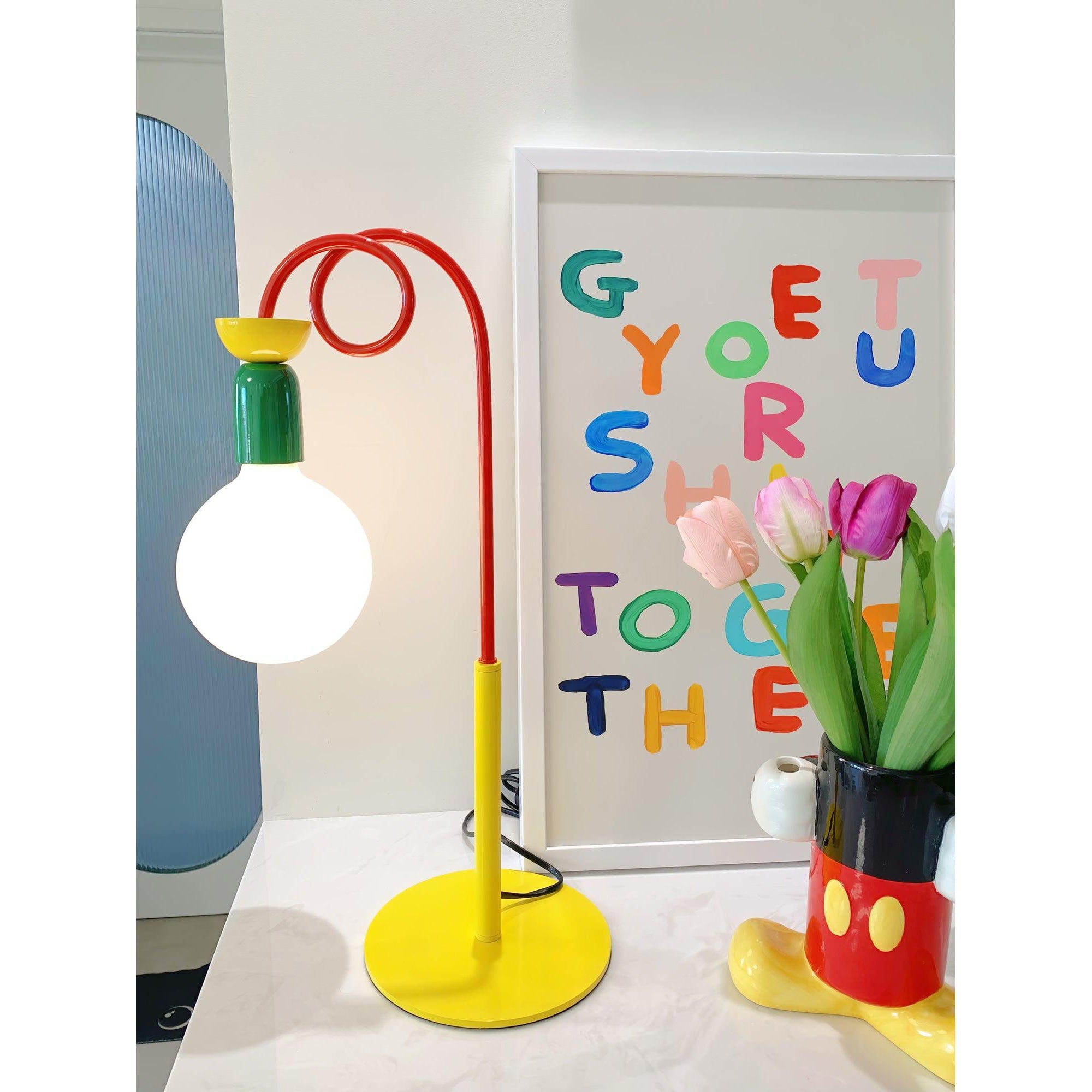 Circulo Play Color-Block Table Lamp (Memphis Style)