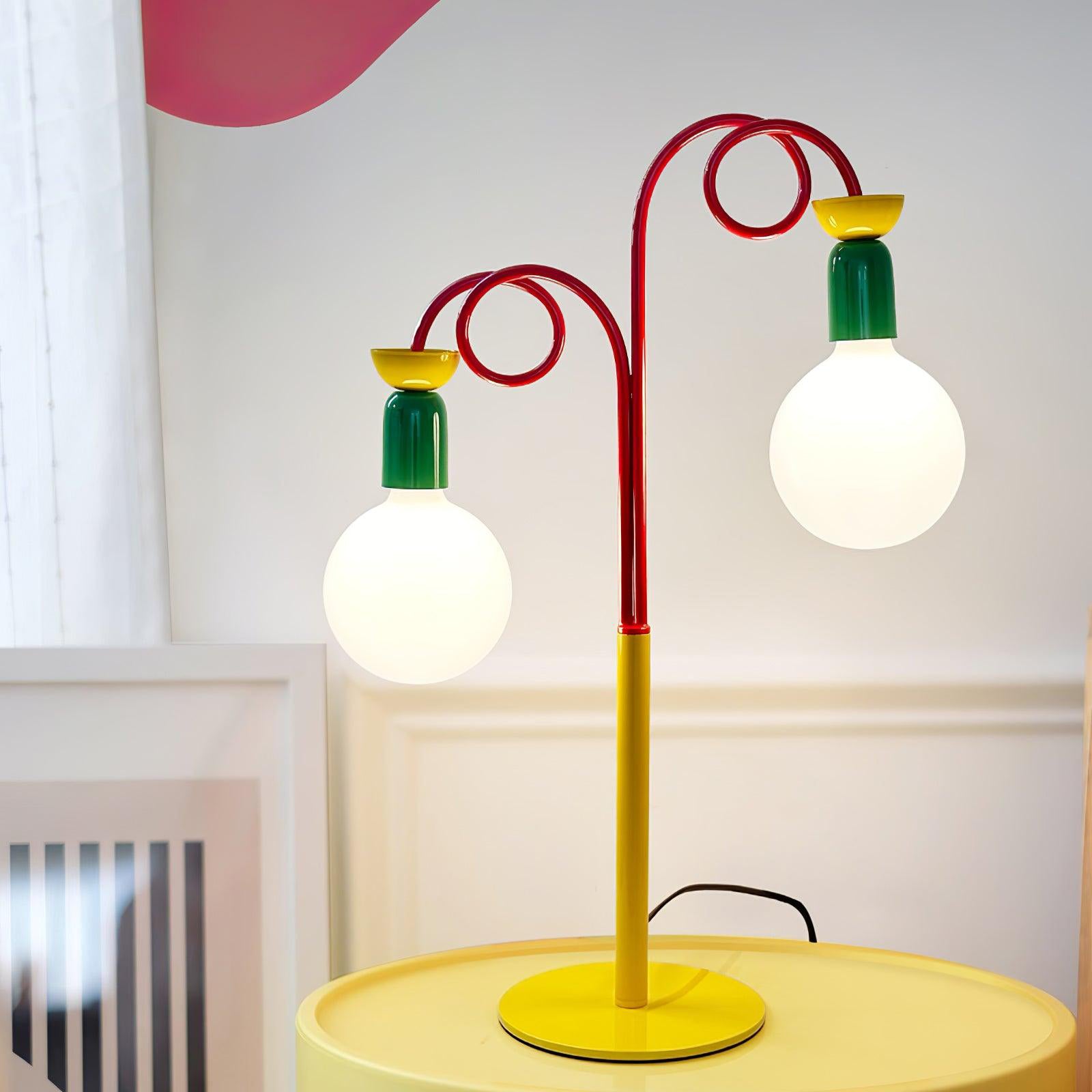 Circulo Play Color-Block Table Lamp (Memphis Style)