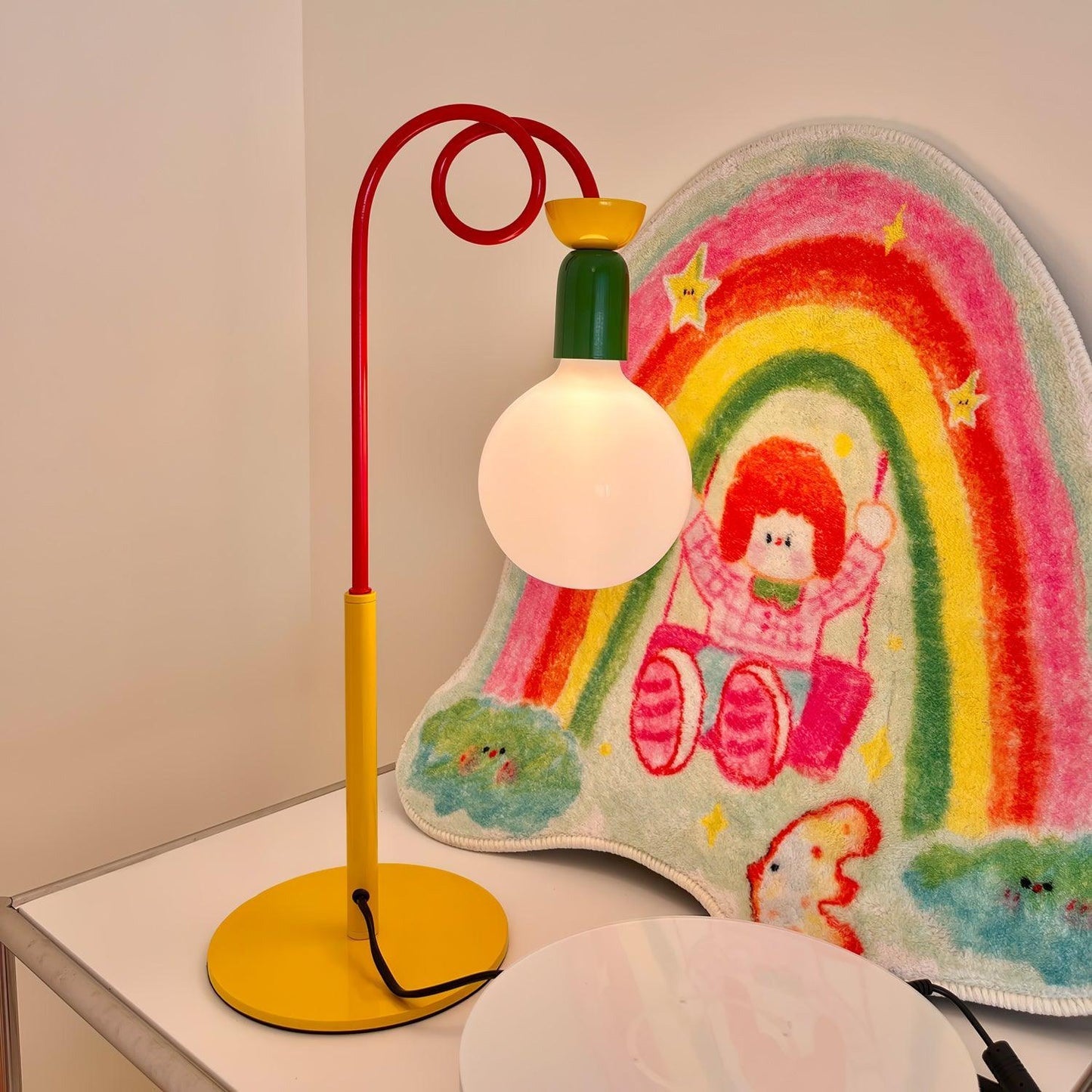 Circulo Play Color-Block Table Lamp (Memphis Style)