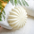Cleo Pleated Glass Semi-Flush Ceiling Light