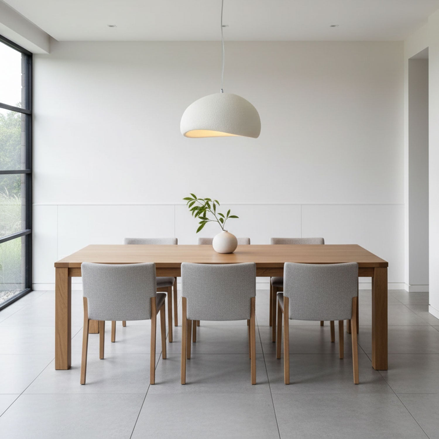 Modern Minimalist Dome LED Pendant Light 1-Light