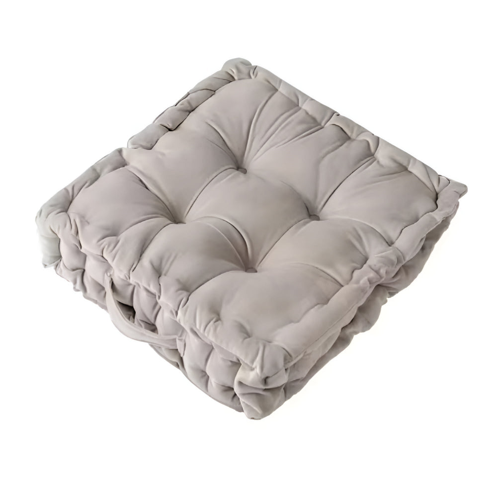 Cushion Microfibre Structured Meditation Seating Cushion Neutral Tone