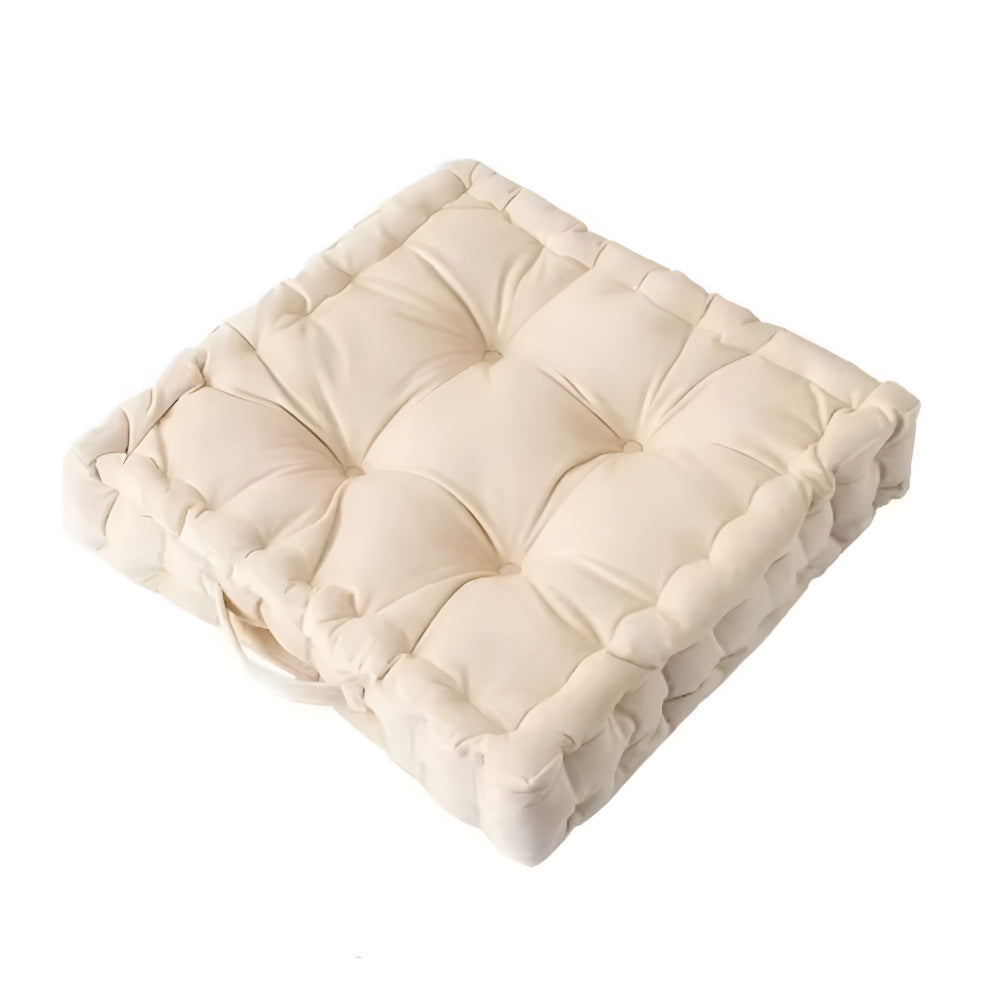 Cushion Microfibre Structured Meditation Seating Cushion Neutral Tone