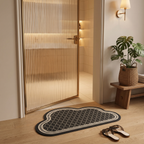 Bath Mat Diatom Mud Cloud Shape Non Slip Washable