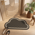 Bath Mat Diatom Mud Cloud Shape Non Slip Washable