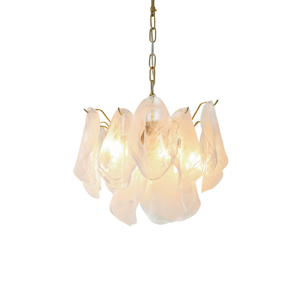 Cloudy Glass Chandelier