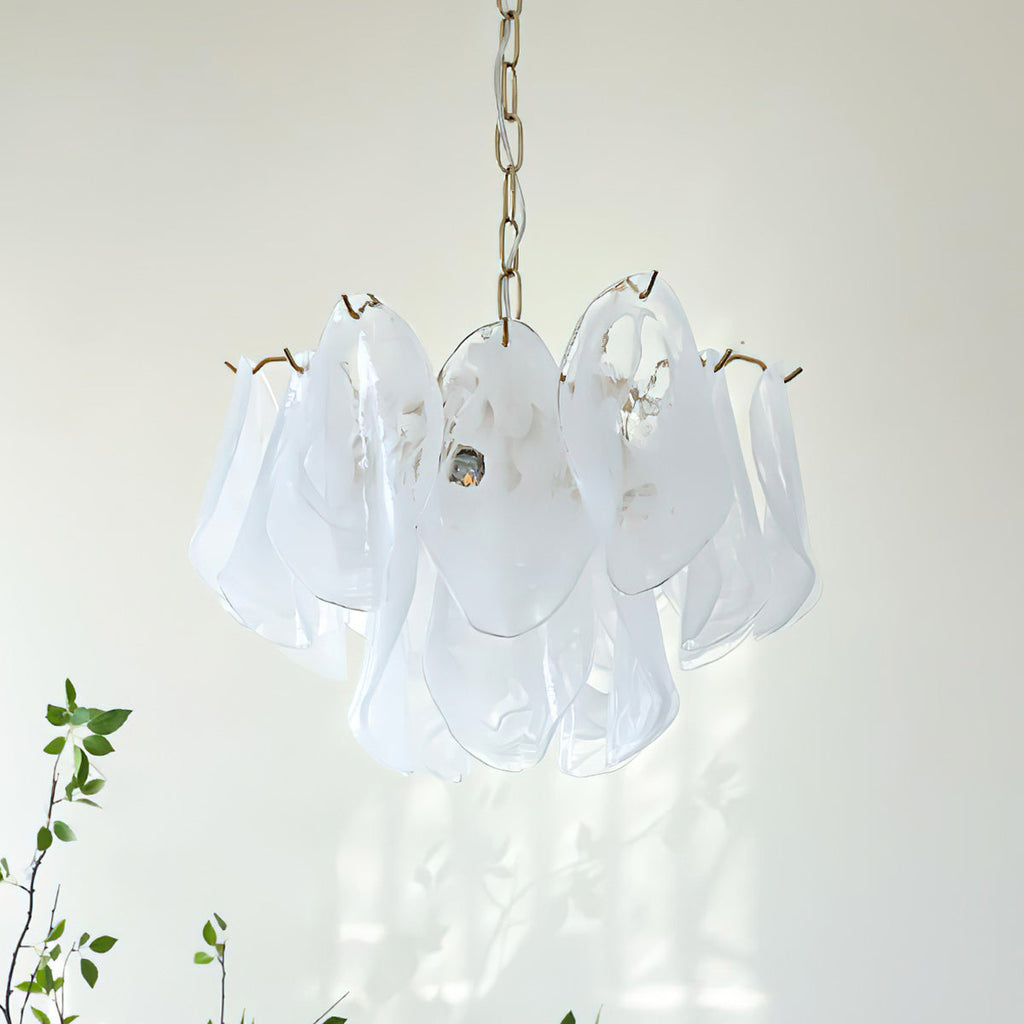 Cloudy Glass Chandelier