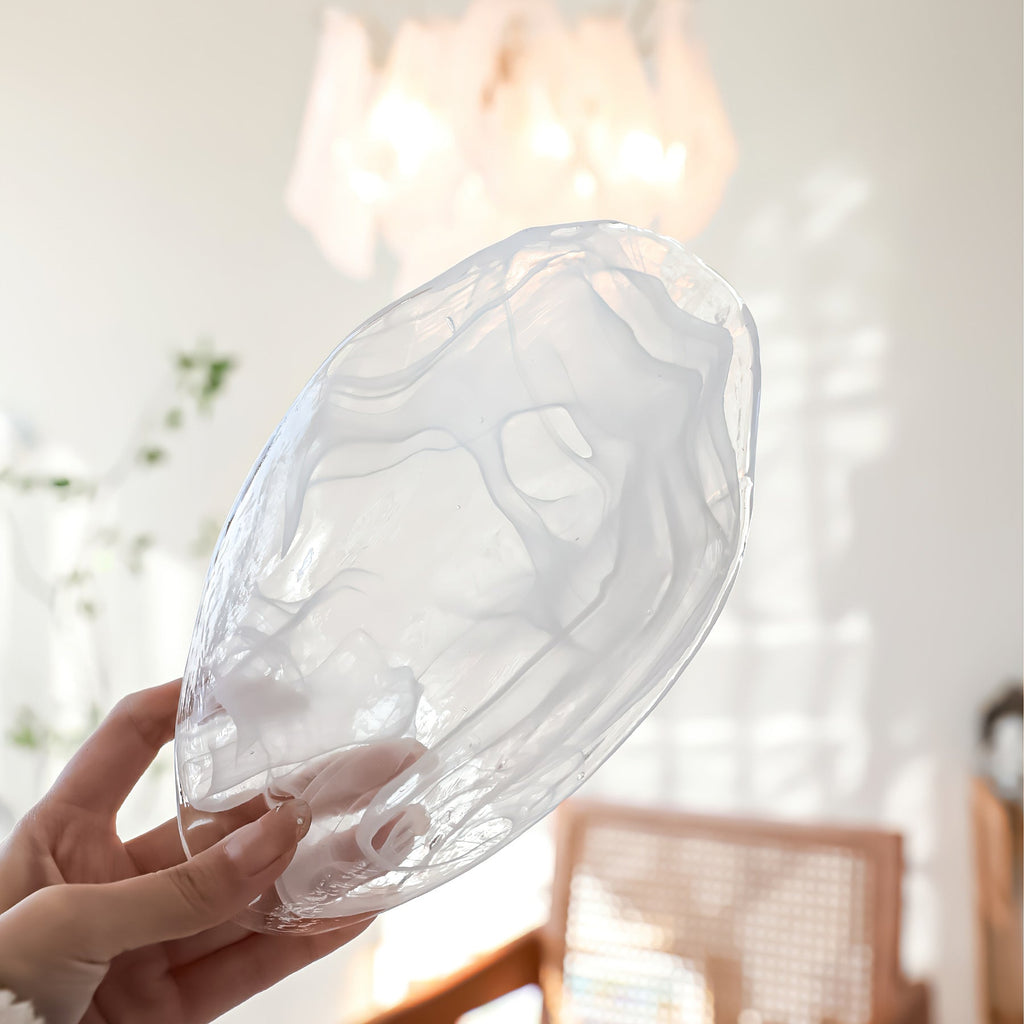 Cloudy Glass Chandelier