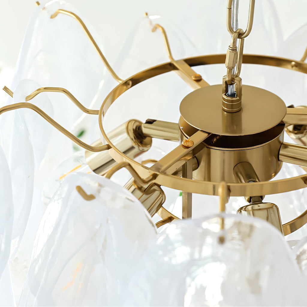 Cloudy Glass Chandelier