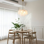 Cloudy Glass Chandelier