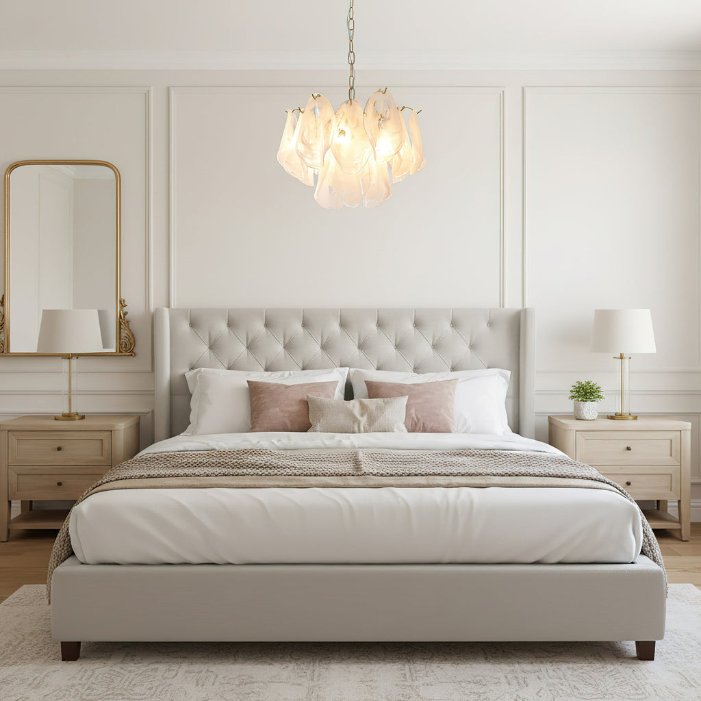 Cloudy Glass Chandelier
