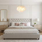 Cloudy Glass Chandelier