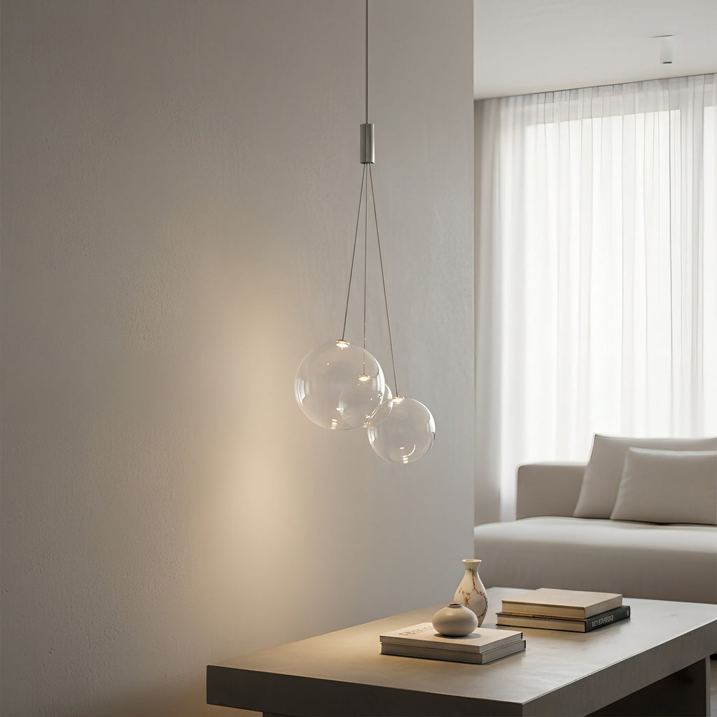 Cluster Bubble Glass Pendant Light