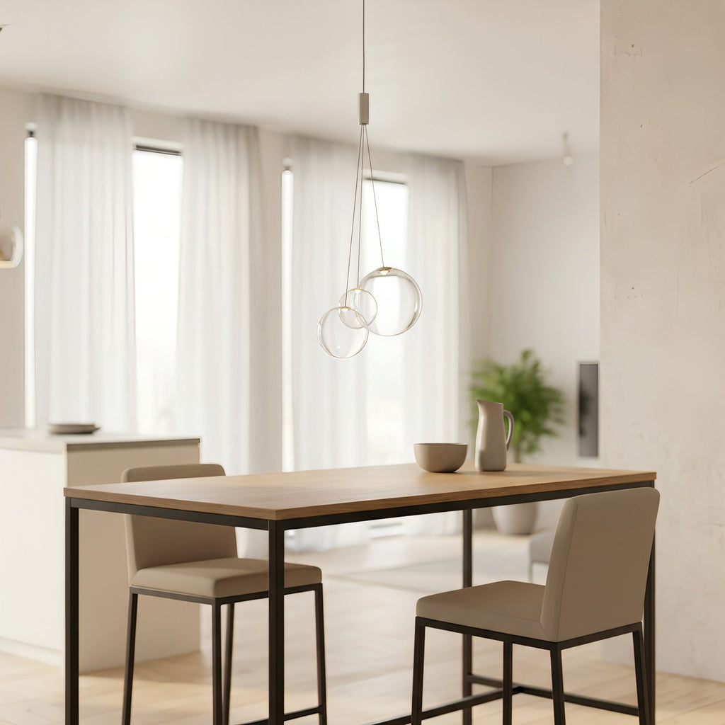 Cluster Bubble Glass Pendant Light