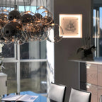 Cluster Bubble Glass Pendant Light