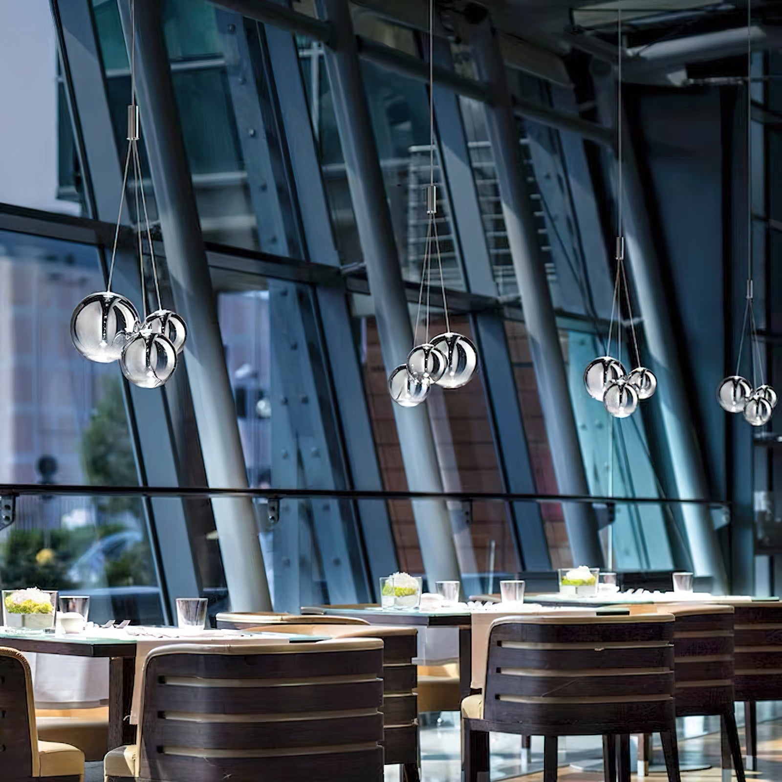 Cluster Bubble Glass Pendant Light