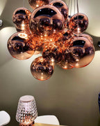 Cluster Bubble Glass Pendant Light