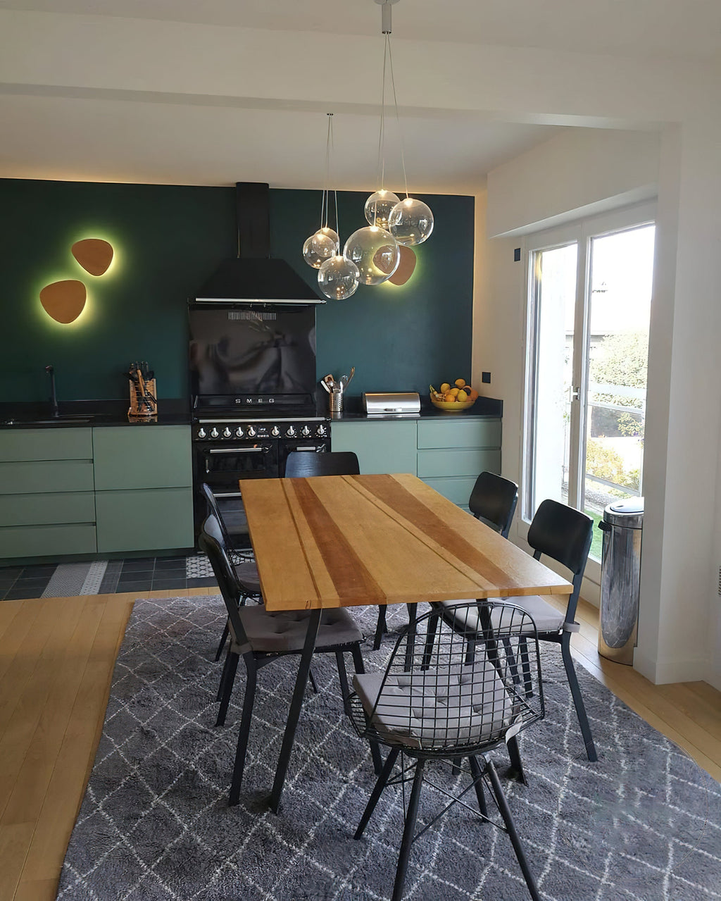 Cluster Bubble Glass Pendant Light