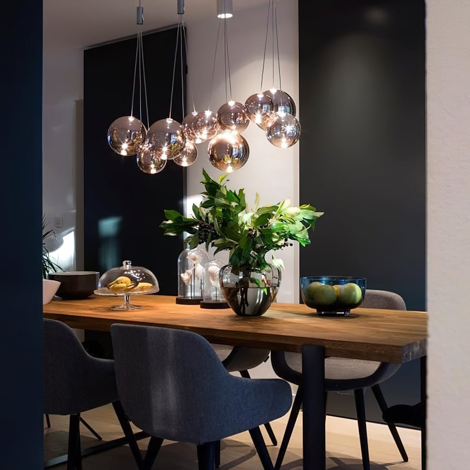 Cluster Bubble Glass Pendant Light