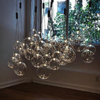 Cluster Bubble Glass Pendant Light