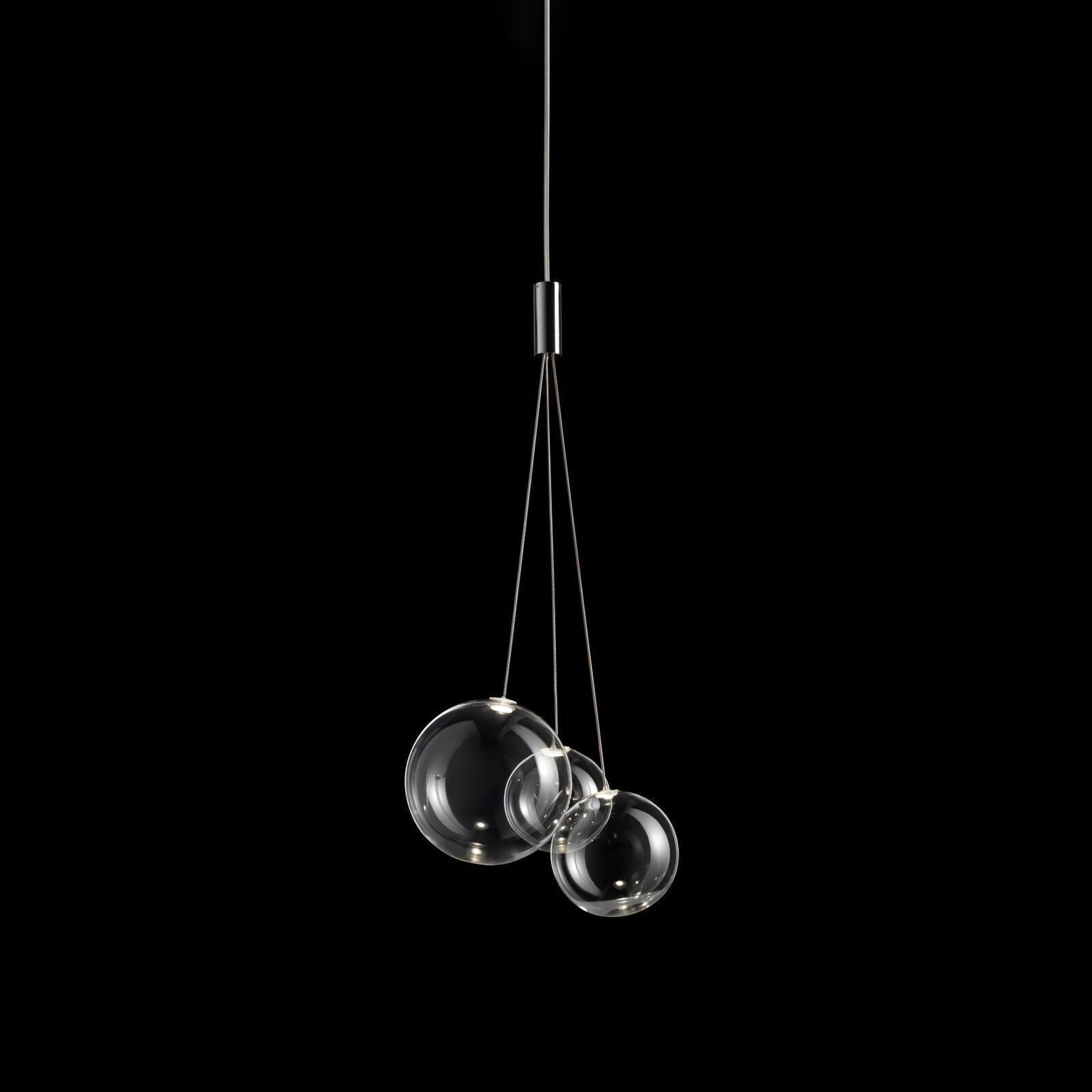 Cluster Bubble Glass Pendant Light