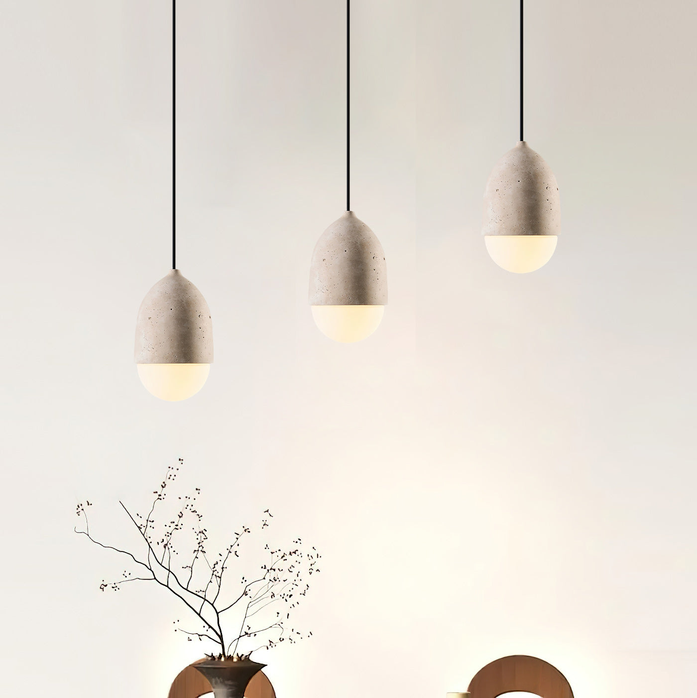 Cocina Travertine Pendant Light