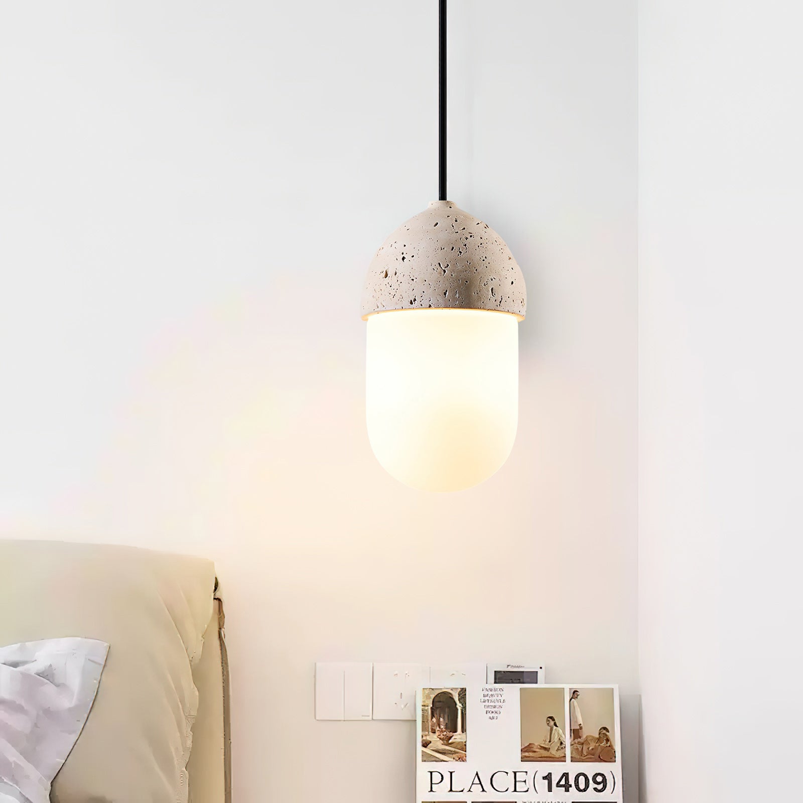 Cocina Travertine Pendant Light