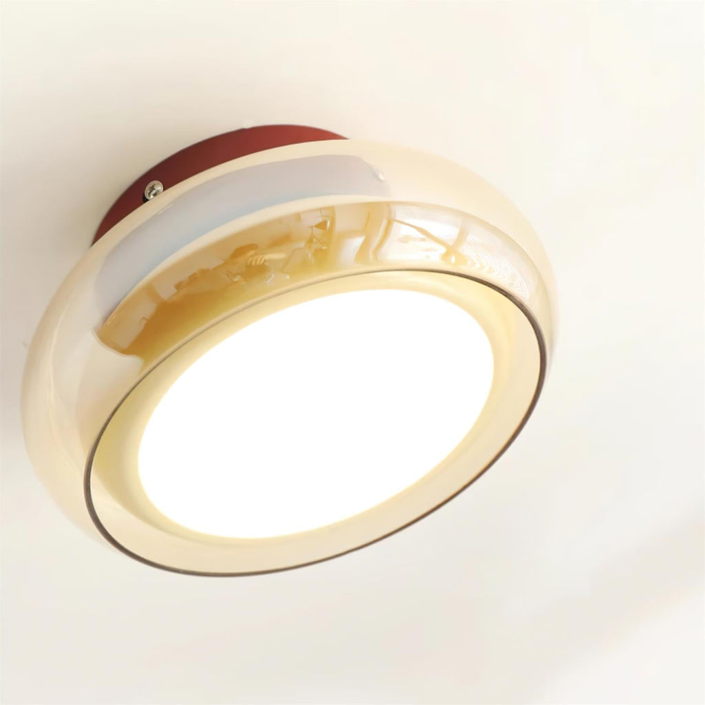 Cognora: Retro Glass Ceiling Light LED – Stylish Ceiling Lamp for Living Room & Bedroom