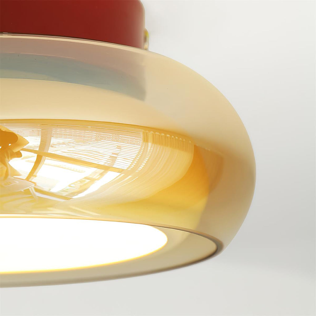 Cognora: Retro Glass Ceiling Light LED – Stylish Ceiling Lamp for Living Room & Bedroom