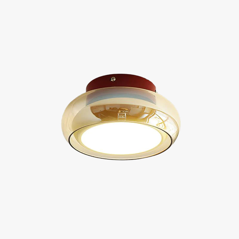 Cognora: Retro Glass Ceiling Light LED – Stylish Ceiling Lamp for Living Room & Bedroom