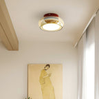 Cognora: Retro Glass Ceiling Light LED – Stylish Ceiling Lamp for Living Room & Bedroom