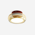 Cognora: Retro Glass Ceiling Light LED – Stylish Ceiling Lamp for Living Room & Bedroom