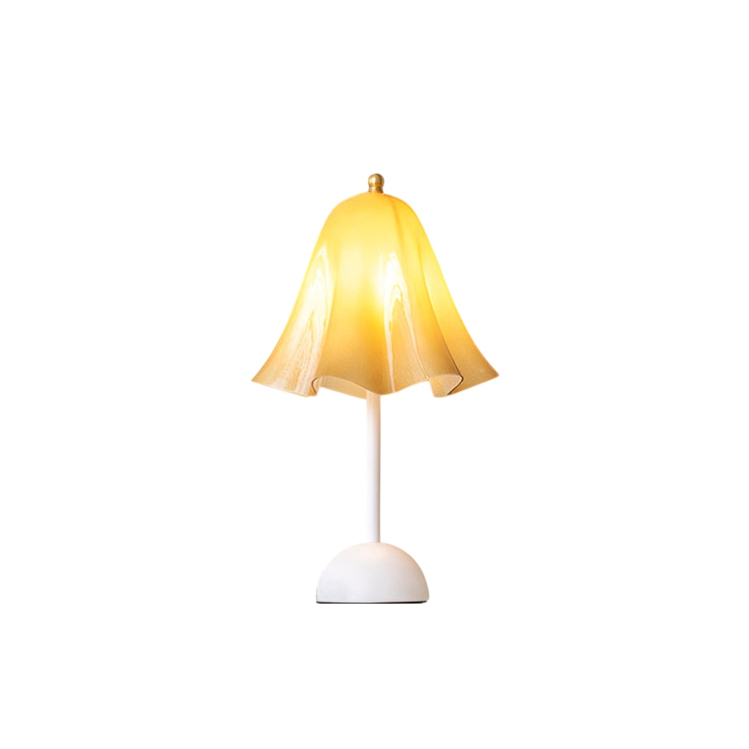 Colette Amber Glass Table Lamp
