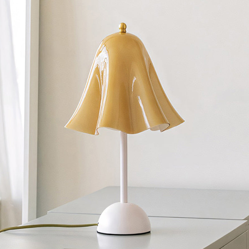 Colette Amber Glass Table Lamp