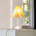 Colette Amber Glass Table Lamp