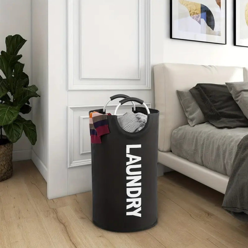 Collapsible Laundry Basket Self Standing with Padded Handles