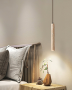 ColonnaLicht: Modern Pendant Light – Exclusive Stone Light with Architectural Form, Stylish for Lounge & Hallway
