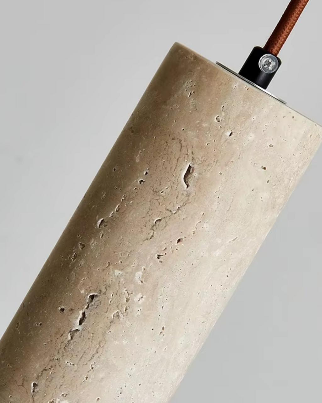 ColonnaLicht: Modern Pendant Light – Exclusive Stone Light with Architectural Form, Stylish for Lounge & Hallway