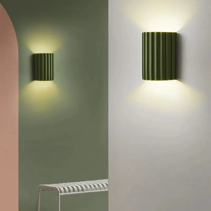 ColoraGlow: Round LED Wall Light – Modern Color Accent Lamp for Bedrooms & Children's Rooms