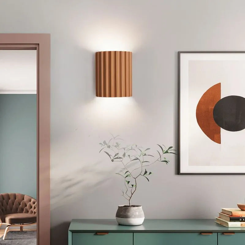 ColoraGlow: Round LED Wall Light – Modern Color Accent Lamp for Bedrooms & Children's Rooms