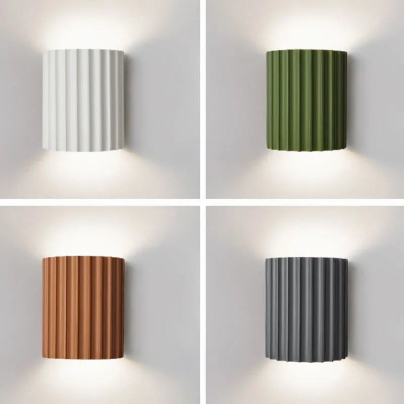 ColoraGlow: Round LED Wall Light – Modern Color Accent Lamp for Bedrooms & Children's Rooms