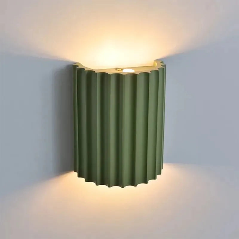 ColoraGlow: Round LED Wall Light – Modern Color Accent Lamp for Bedrooms & Children's Rooms