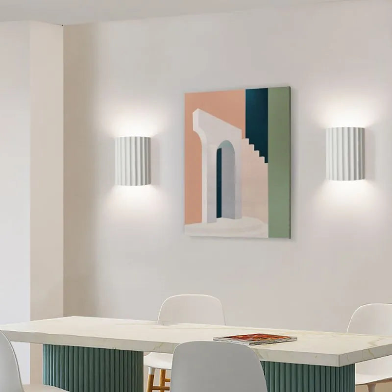 ColoraGlow: Round LED Wall Light – Modern Color Accent Lamp for Bedrooms & Children's Rooms