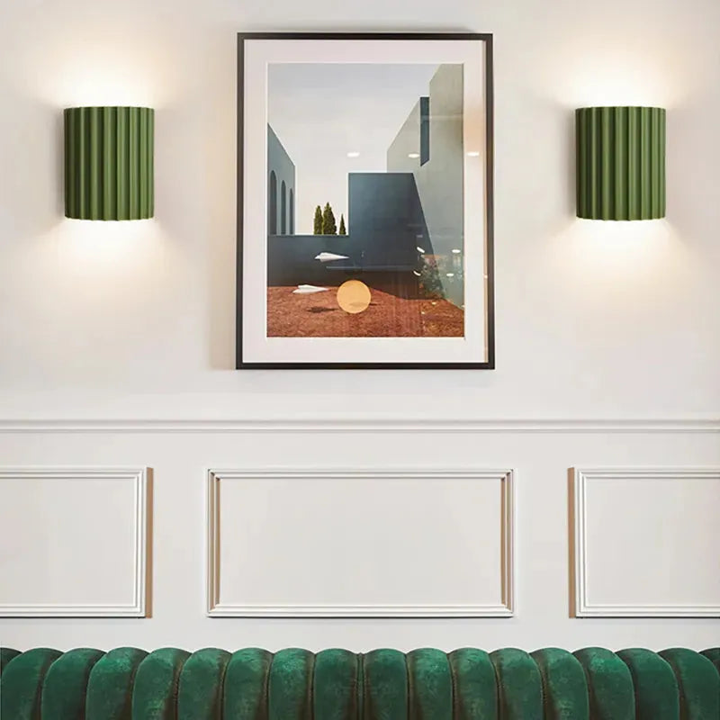 ColoraGlow: Round LED Wall Light – Modern Color Accent Lamp for Bedrooms & Children's Rooms